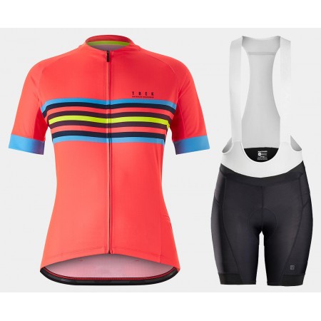 Tenue Maillot + Cuissard à Bretelles 2021 Bontrager Trek Anara Femme N003